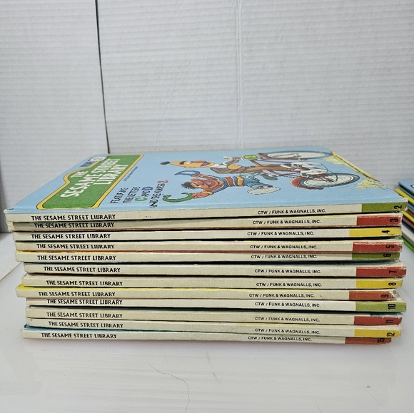 Sesame Street Other - 1978 Sesame street library lot of 12